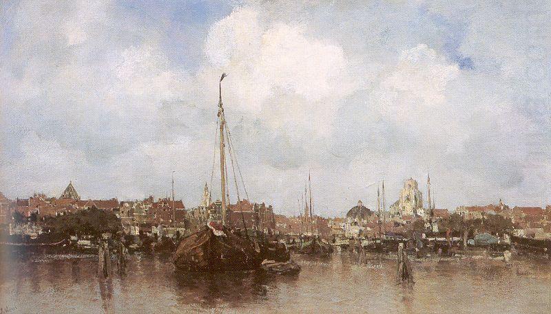 Maris, Jacob Dutch Town on the Edge of the Sea china oil painting image